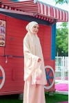 Telekung Travel Eirha Mom &  Dotter Vanilla 