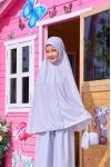 Telekung Travel Eirha Dotter Mist Grey 