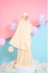 Telekung Travel Polkadot Mom Mellow Yellow