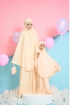 Telekung Travel Polkadot Mom Mellow Yellow