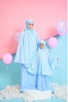 Telekung Travel Polkadot Mom Sky Candy
