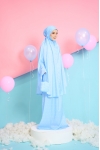Telekung Travel Polkadot Mom Sky Candy