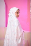 Telekung Lunara Sedondon Mak & Anak Daisy White 