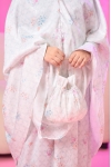 Telekung Travel Lunara Dotter Daisy White 