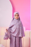 Telekung Travel Lunara Dotter Iris 
