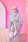 Telekung Travel Lunara Mom Adenium Grey