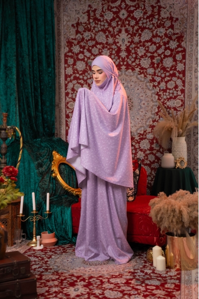 Telekung Elira Orchid 