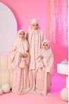Telekung Lunara Sedondon Mak & Anak Marigold Peach 