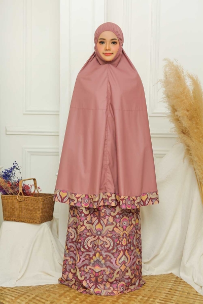 Telekung Bateeq Pink