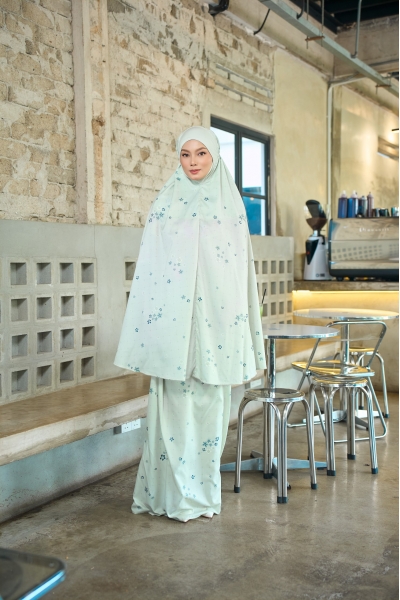 Telekung Bucket Friska Matcha 