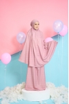 Telekung Travel Polkadot Mom Rosy Blush 