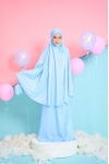 Telekung Travel Polkadot Mom Sky Candy