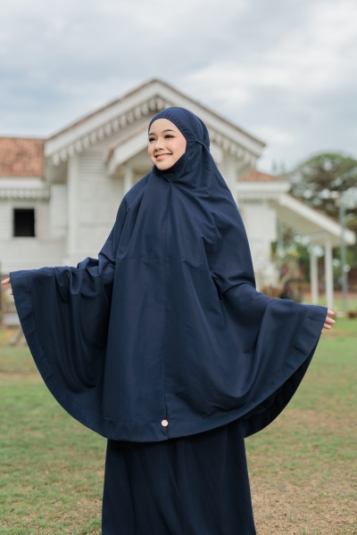 Telekung Mikayla Dark Blue
